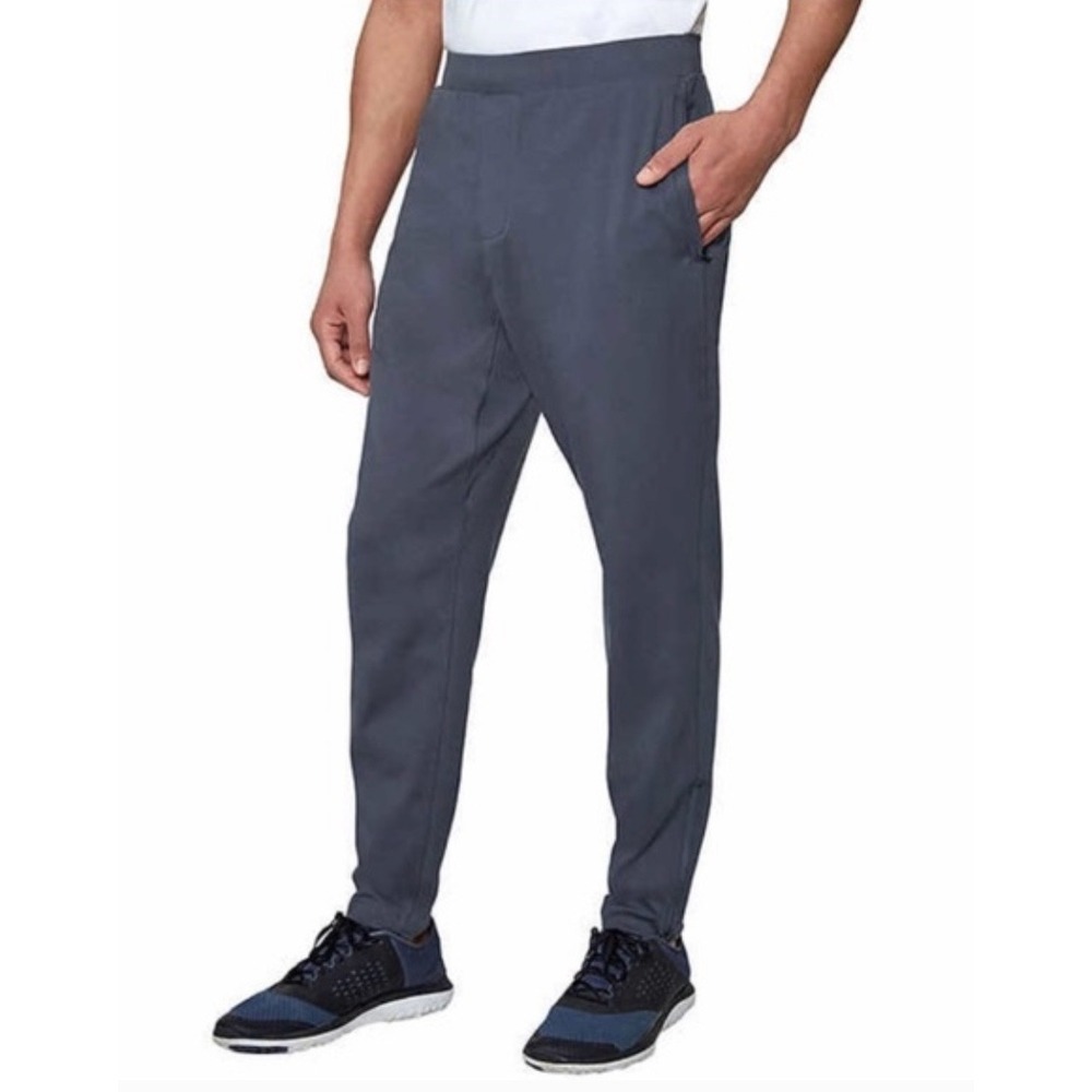 NWT Mondetta Outdoor Project Mens  Joggers Gray XXL Ankle Zip 4-Way Stretch